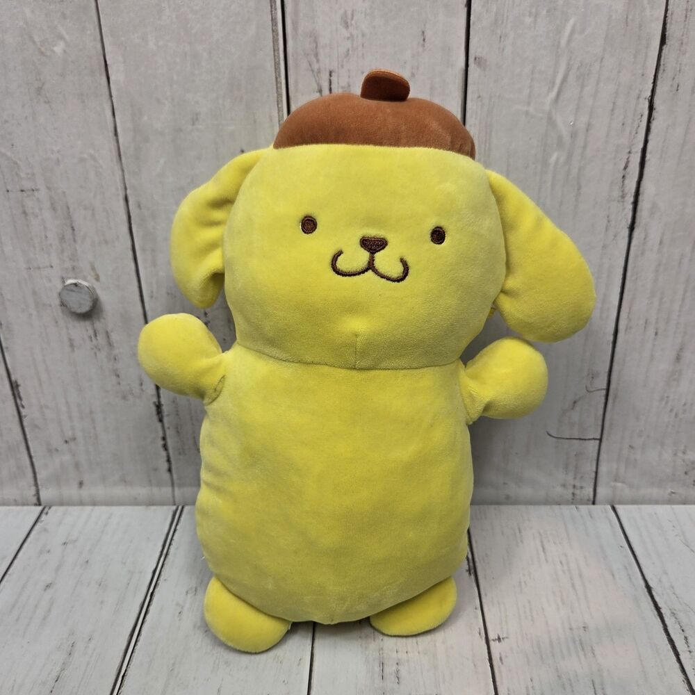 Squishmallow PomPomPurin Sanrio Hugmees Hugmee Plush 10” Kids Soft Plushie Toy